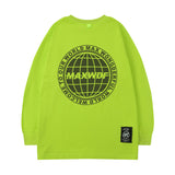 Men Long Sleeve Shirt round Neck Long Sleeve T-shirt Men and Women Street Hip Hop Preppy Style
