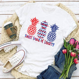 Women's Independence Day T Shirt Top Summer Fashion Creative Women
