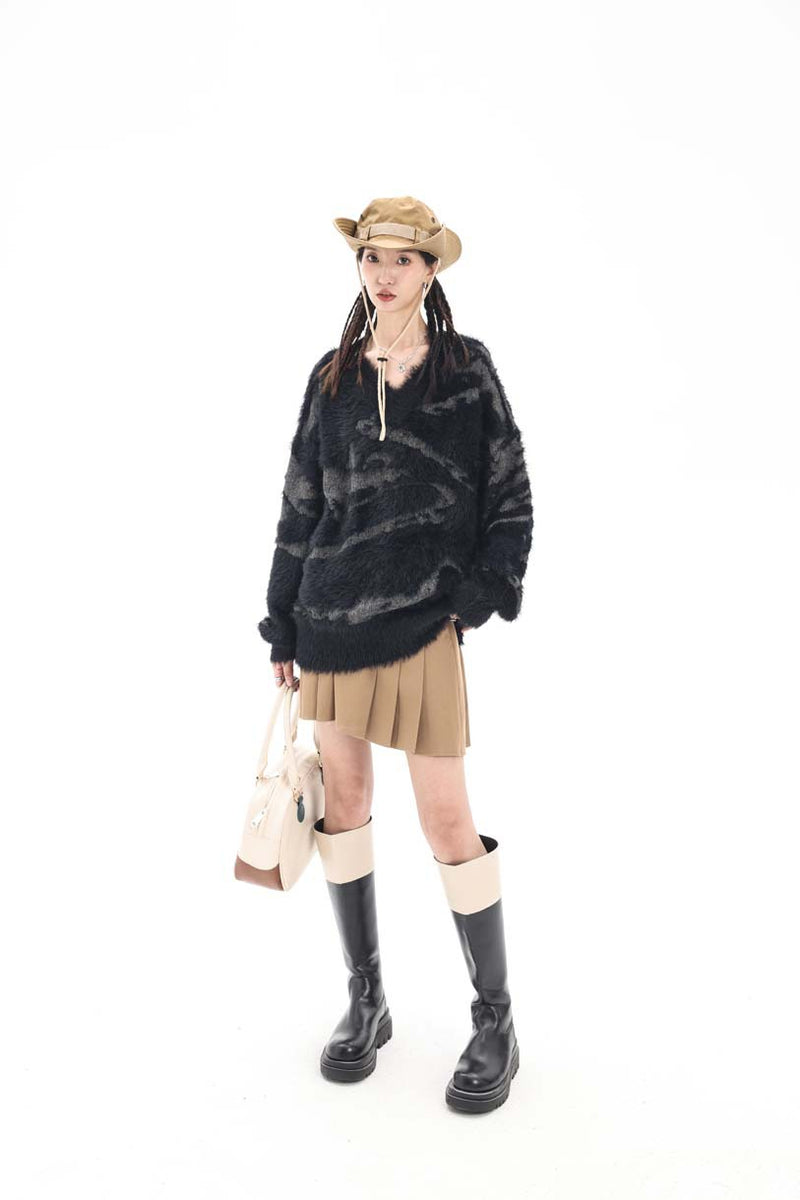Unisex Jacket Autumn Mink Fur Pullover Sweaters Women's Clothing