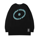 Men Long Sleeve Shirt Personality round Neck Long Sleeve T-shirt Men and Women Couple