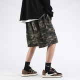 Men Sweatpants Camouflage Workwear Shorts Men's Summer Loose