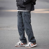 Men Sweatpants Functional Outdoor Men Spring Baggy Straight Trousers