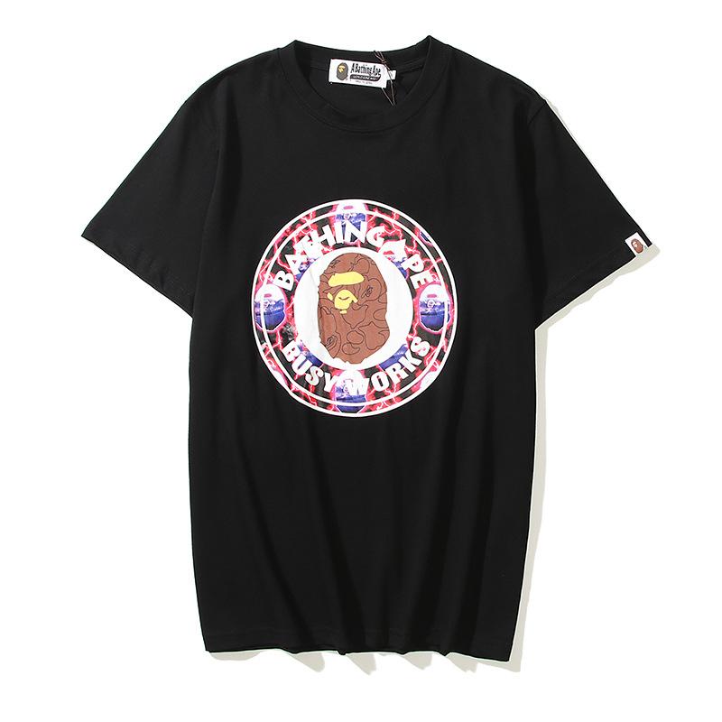 Bathing Ape T Shirt Cartoon Anime Loose Summer Casual T-shirt