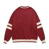 Men Hoodie Sweater Men's Spring and Autumn Loose Sports Stitching Casual Long Sleeve