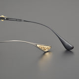 CHH Chrome Hearts Glasses Vintage Versatile Double Beam Large Frame Myopia Glasses Frame