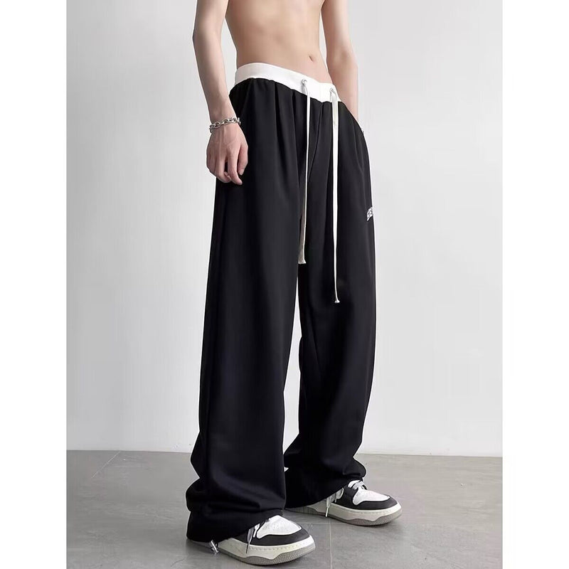 Men Sweatpants Men's Spring and Autumn Sports Loose Casual Trousers