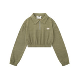 Women Hoodie Long-Sleeved Sweater Women's Autumn Short Top