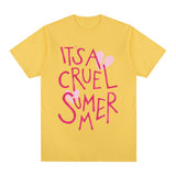 Taylor CRUEL SUMMER Vintage T-shirt Cotton Men T shirt
