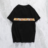 Bathing Ape T Shirt Summer Casual Straight White Short Sleeve Cotton Round Neck T-shirt