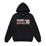 Men Fleece Lined Hoodie Fall/Winter Hoodie Men's Loose Leisure Pullover Letter Printing Oversize