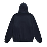 Men Fleece Lined Hoodie Fall/Winter Hoodie Men's Loose Leisure Pullover Letter Printing Oversize
