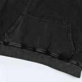 Men Hoodie Sweater Men's Autumn and Winter Washed and Worn Loose