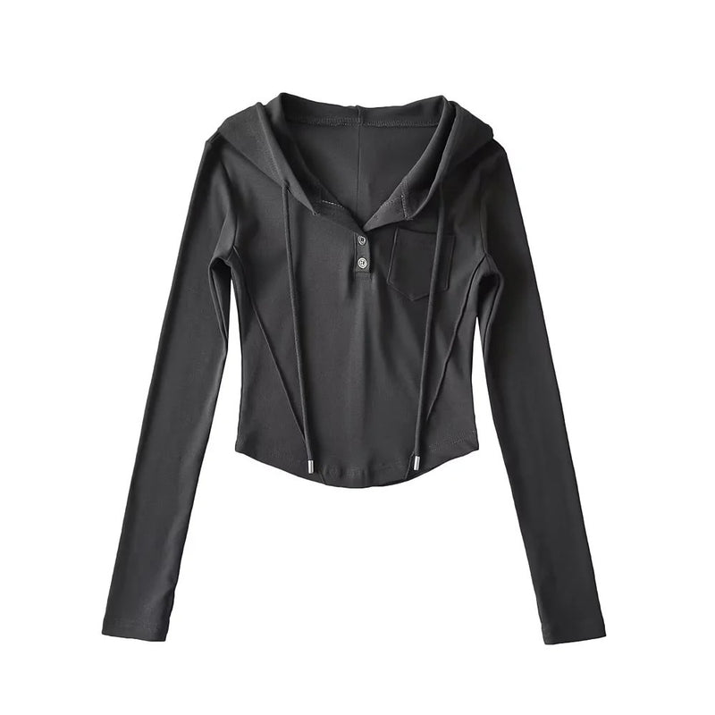 Women's T-Shirt Autumn T-shirt Top Women's Short Stitching Bottoming Shirt