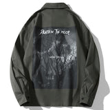 Men's Long Sleeve T Shirt Men's Ins Loose Casual Shirt Spring and Autumn