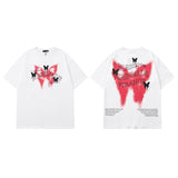 Men T Shirt Fashion Brand Sweet Cool Bear Printed Short Sleeve T-shirt Men and Women Loose Casual