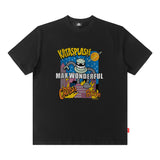 Men T Shirt Summer Cartoon Short Sleeve T-shirt