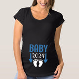 Baby Loading Printed Maternity T Shirt Pregnant