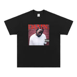 Kendrick Lamar T Shirts Cotton Hip Hop Rap Loose Short Sleeves