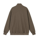 Men Hoodie Turtleneck Sweater Men's Loose Casual Long Sleeves Vintage
