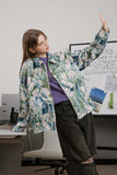 Unisex Jacket Autumn Floral Casual Jacket Women's Clothing