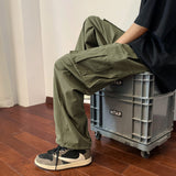 Men Sweatpants Men's Summer Ins Loose Straight Casual Pants Design Sense