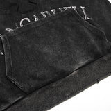 Men Hoodie Worn Looking Washed-out Hooded Sweater Men's Spring and Autumn Loose