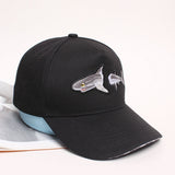 Plam Angle Hat Fashion Baseball Cap Shark Embroidered Cap