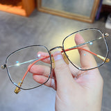 CHH Chrome Hearts Glasses Double beam glasses frame Versatile titanium frame Ultra light myopia glasses frame