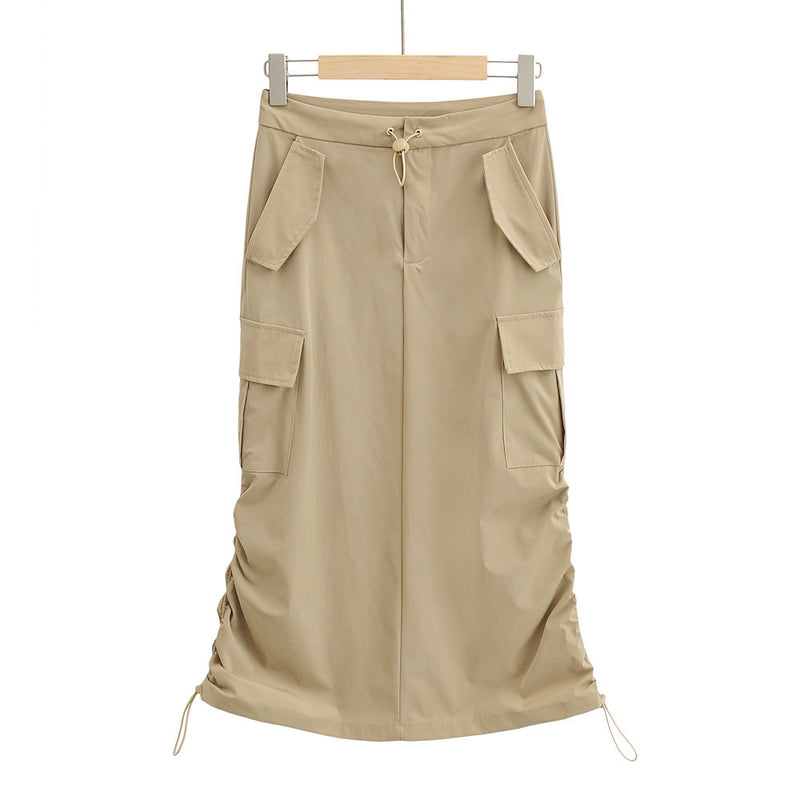 Women Skirt Women's Summer Retro Long Skirt