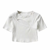 Women T-Shirt round Neck Short Sleeve T-shirt for Women Slim Fit