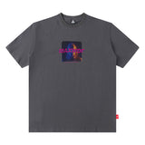 Men T Shirt Printed Short-Sleeved T-shirt Men and Women Couple Hiphop Summer