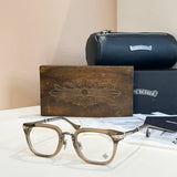 CHH Chrome Hearts Glasses Line Striped Two Color Legs 925 Sterling Silver Edition