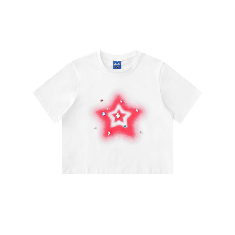Women T-shirt Short T-shirt Summer Breathable round Neck Short Sleeve