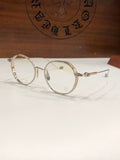 CHH Chrome Hearts Glasses Ultra Light Retro Literary Flat Mirror Myopia Glasses Frame