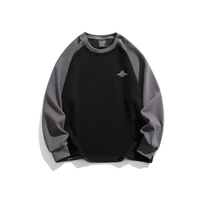 Unisex Hoodie College Style Loose round Neck Men's and Women's National Fashion Coat