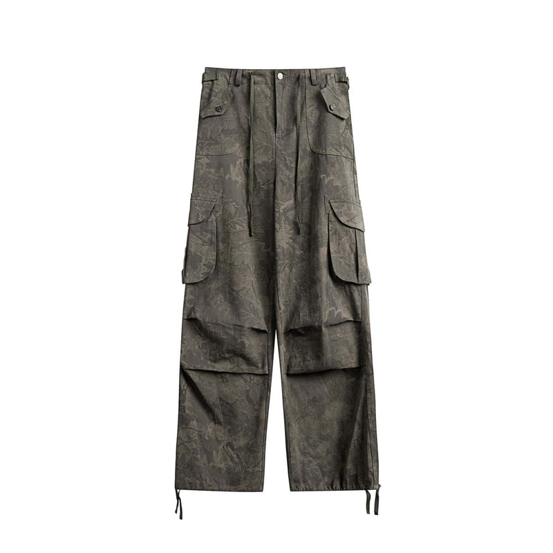 Unisex Pants Autumn Workwear Camouflage Slacks