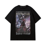 Men T Shirt Hip Hop Short Sleeve T-shirt Men's National Fashion Brand European and American