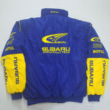 F1 Racing Suit Racing Suit Preppy Style Retro Style Autumn and Winter Wear Coat Cotton Jacket Subaru Coat Embroidery
