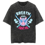 Graphic Casual Oversized Cotton Tees for Men Women