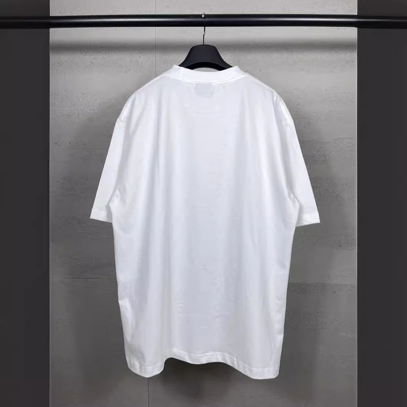 Men T-shirts Summer Paris Short Sleeve T-Shirt Short Sleeve Loose Casual