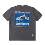 Men T Shirt Short Sleeve T-shirt Men and Women High Street Loose Couple