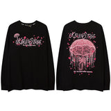 Men Long Sleeve Shirt Printed Long Sleeve T-shirt Men's Women's Pullover Couple