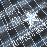 Men Long Sleeved T Shirt Long Sleeve Shirt Spring and Autumn Letter Five-Pointed Star Print Loose Casual Shirt