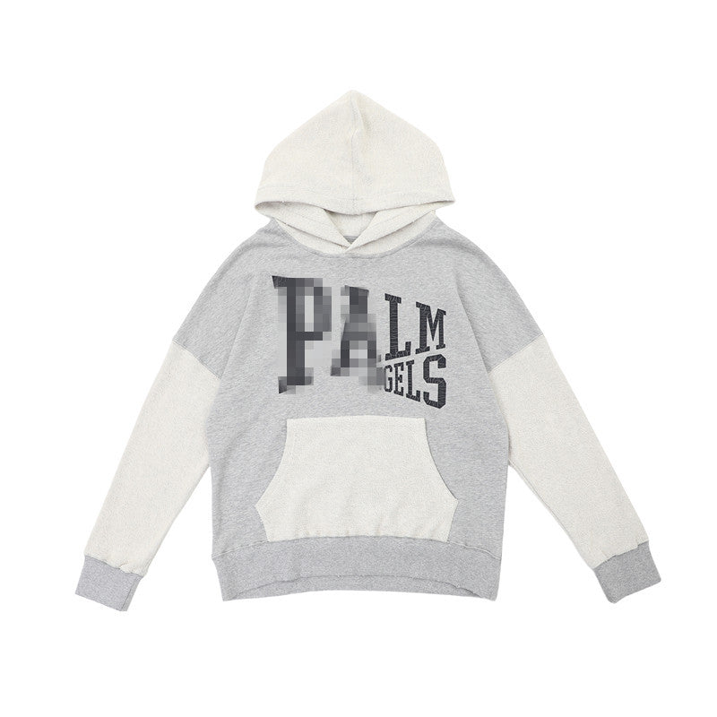 Palm Angle Hoodie Palm Angels Letter Printing Stitching Hooded Men and Women Multi-Color Coat