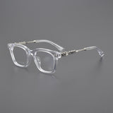 CHH Chrome Hearts Glasses Pure Titanium Temple Punk Wind Myopia Glasses Frame