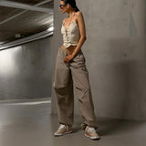 Women Cargo Pants Women's Loose Straight Summer