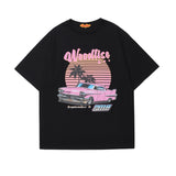 Men T Shirt Short Sleeve Hip Hop Retro Men's and Women's round Neck Loose-Fitting Casual T-shirt