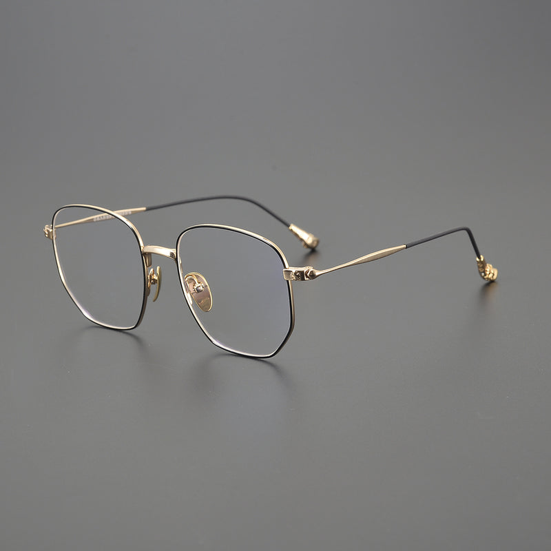 CHH Chrome Hearts Glasses Ultra Light Pure Titanium Silver Fashion Glasses Frame
