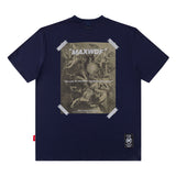 Men T Shirt Street Tide Brand Cotton Short-Sleeved T-shirt for Men and Women