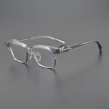 CHH Chrome Hearts Glasses Versatile Pure Titanium Box Retro Myopia Anti-Blue Light Glasses Frame